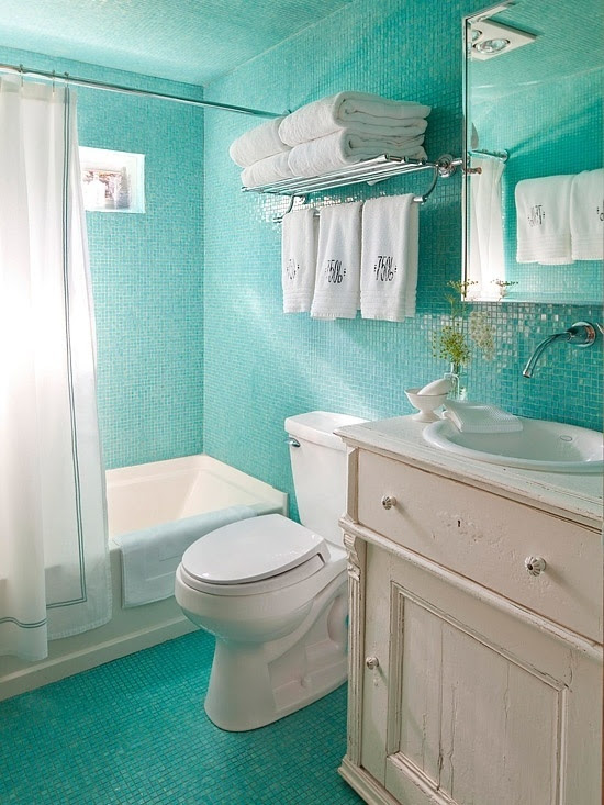 44 Sea-Inspired Bathroom Décor Ideas - DigsDigs