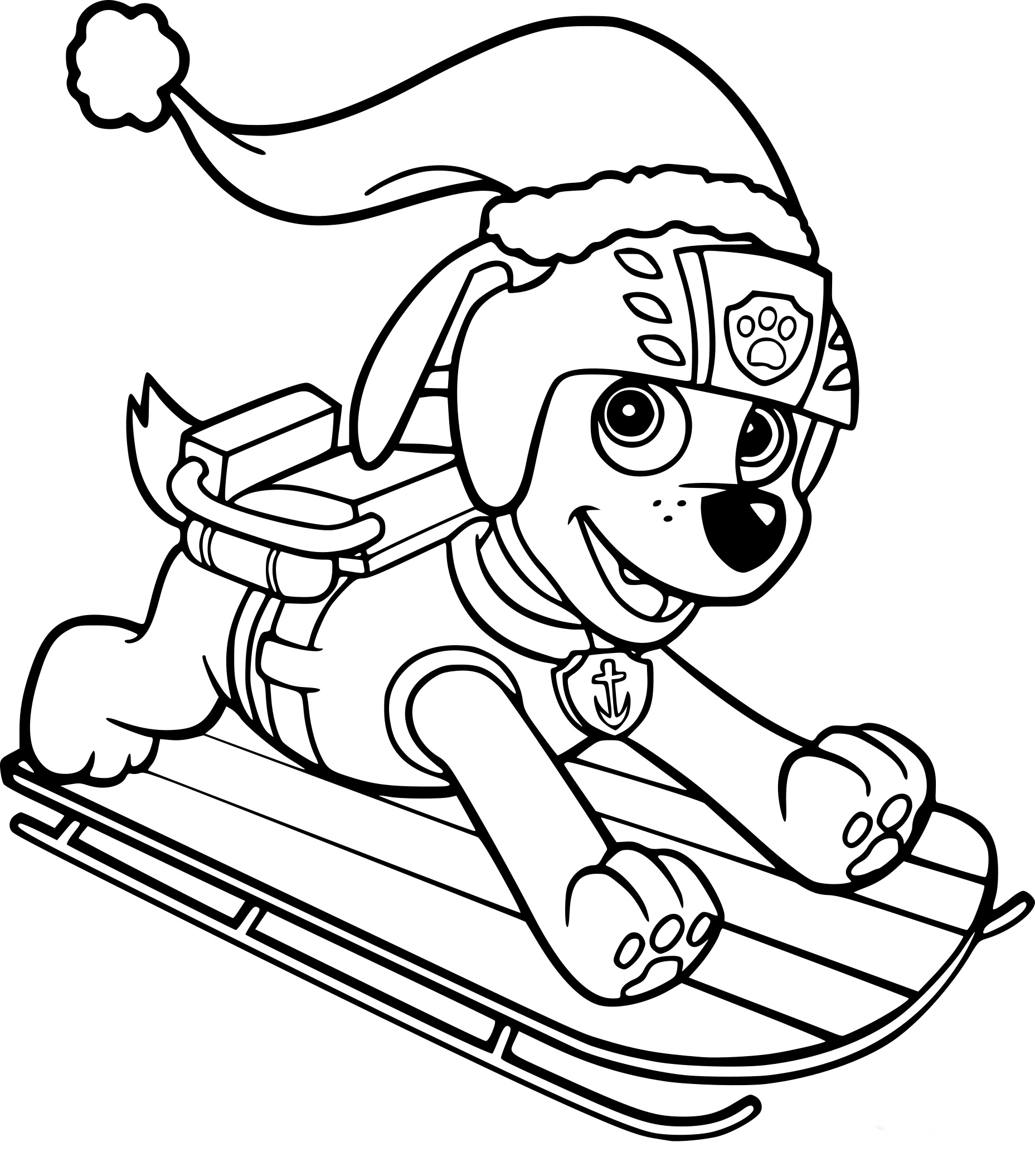 Élégant Coloriage Pat Patrouille Noel