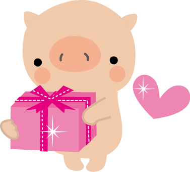 豚 子ぶた のイラスト 無料イラスト フリー素材