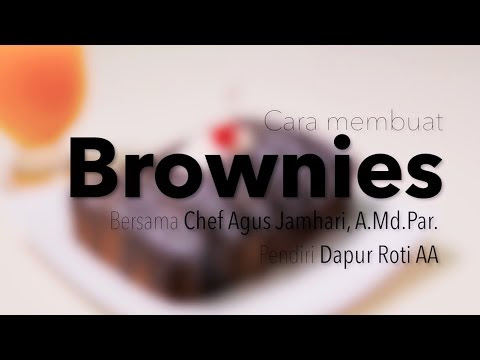 VIDEO : cara membuat brownies (resep brownies) - dapur yufid - video cara membuat sebuah kue yang sangat simpel dan sudah terkenal di banyak negara yaitu kue brownies. resep dan cara ...