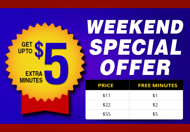 Weekend Special Offer
