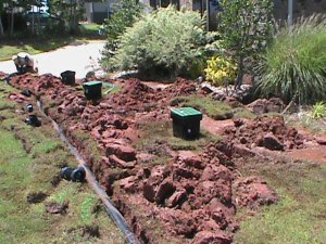 Surface Drain Installation in Edmond