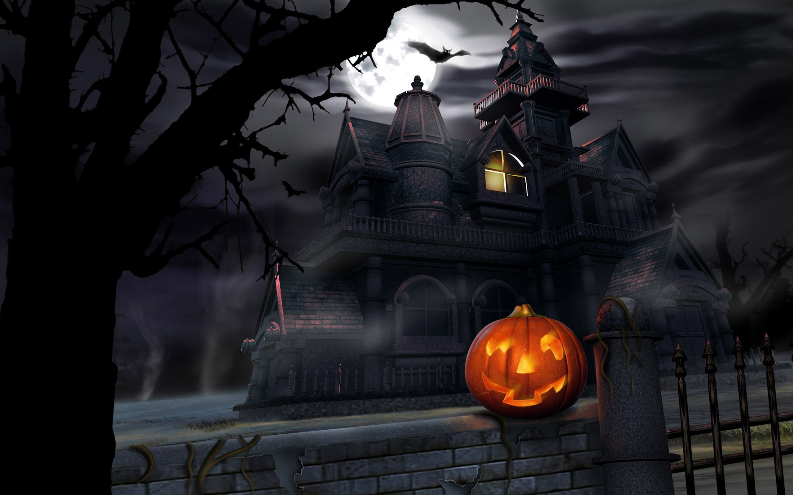 Znalezione obrazy dla zapytania Halloween tapety