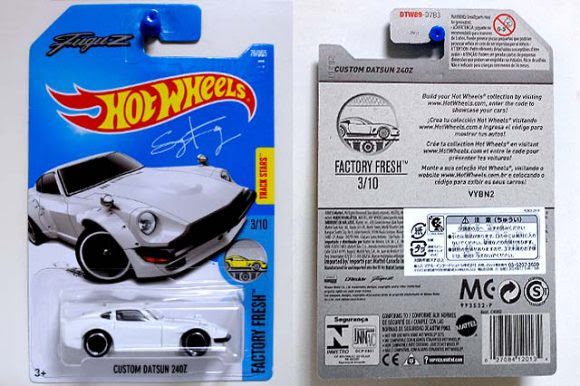 Custom Datsun 240z Fugu Zのレビュー 俳優サン カン氏のプライベート車両をhw化 Dtw Hot Wheels 情報まとめ ホットウィール にわかマニア