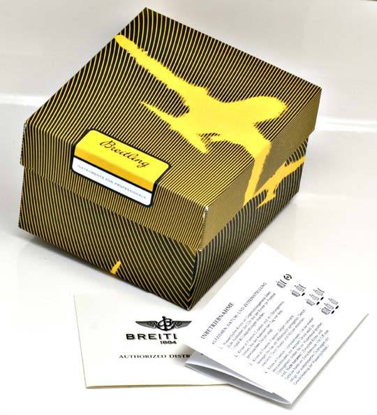 Originalfoto BREITLING CHRONOMAT UTC PILOT-BAND STAHL, 4.400€ NEUZ.!