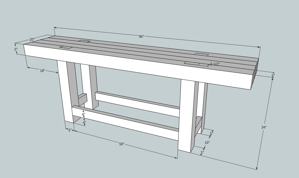Project Ma Here Simple Roubo Workbench