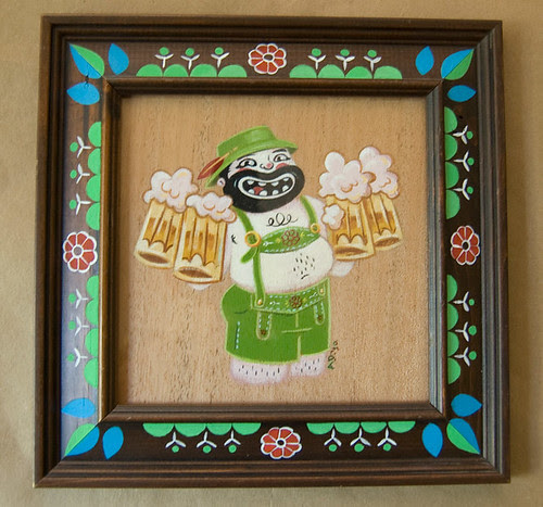 Prost! With Custom Frame for Lunar Boy Beer Show