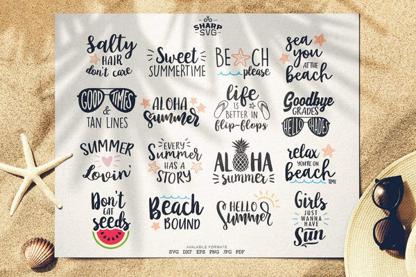 Download Summer Svg Bundle Summer Sayings Svg Sharpsvg