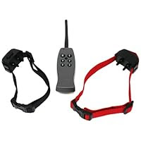 PetMetro Rechargeable Dog Electronic Remote Control Training Shock & Vibration Collar System Provides Safe but Annoying Static Stimulation with Ability to Shock or Vibrate Each Dog Separately - By Metro Fulfillment House