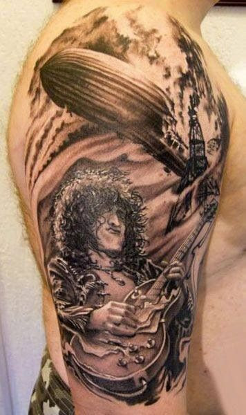 25 Amazing Jimmy Page Tattoos – NSF