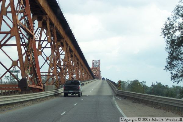 US-190 Mississippi River Crossing At Baton Rouge