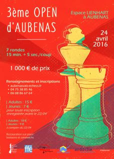 24 avril : Aubenas