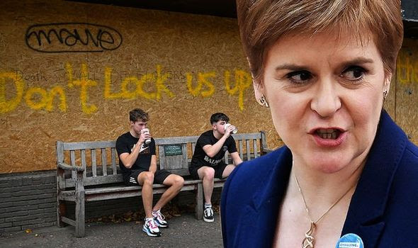 Nicola Sturgeon savaged for 'petty' five-tier coronavirus lockdown system 'It's confusing'