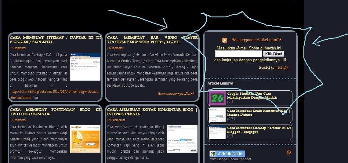 Cara Membuat / Modifikasi Tampilan Feedburner Karya Sendiri