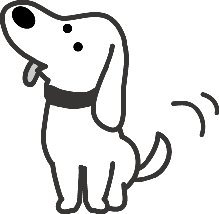 犬のイラスト 無料イラストフリー素材