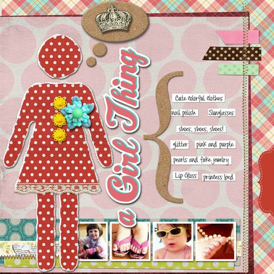 scrapbook layout