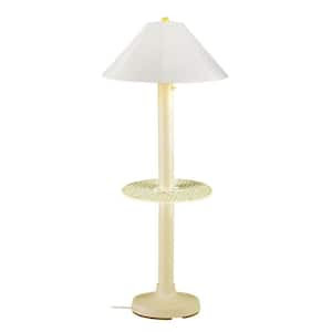 Patio Living Concepts Catalina Bisque Outdoor Floor Lamp with ...