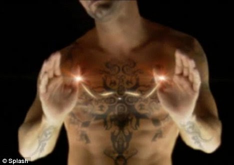 Ricky Martin. Tattoo you: In the candid promotional video, 