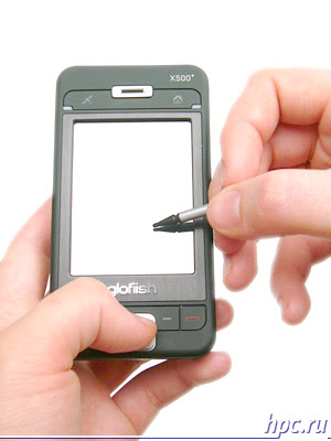 Glofiish X500 +: GPS-communicator with VGA screen and Windows Mobile 6 Glofiish X500 +: GPS-communicator with VGA screen and Windows Mobile 6
