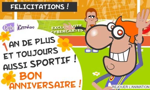 anniversaire carte animé