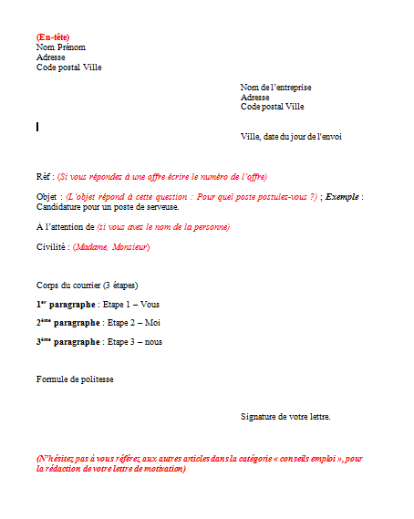 Alinéas lettre de motivation - laboite-cv.fr