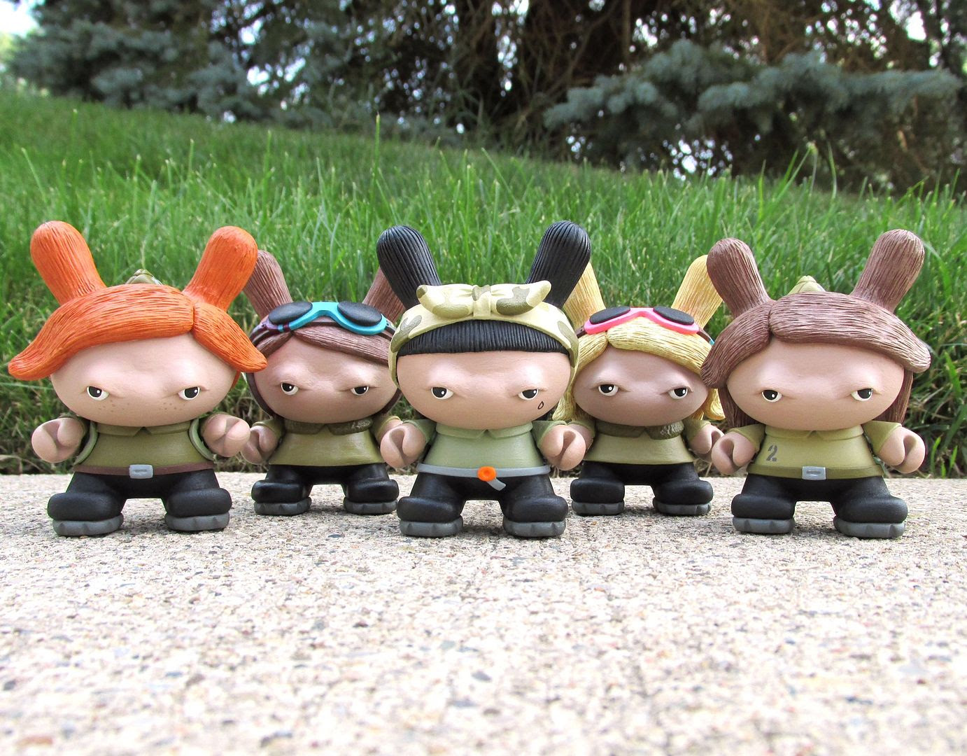 Melodreama × Jenn & Tony Bot's "Fly Girls" custom blind box Dunnys!