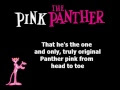 The Pink Panther / La Pantera Rosa. Letra en inlgés y español.