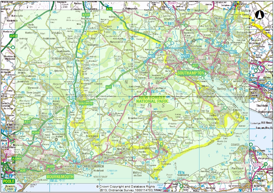 map of new forest national park Lidar New Forest National Park Authority map of new forest national park