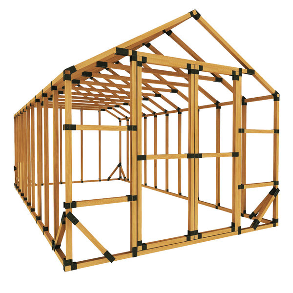 10x20 standard storage shed kit - e-z frame structures