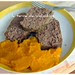 Polpettone al cumino con puré di zucca