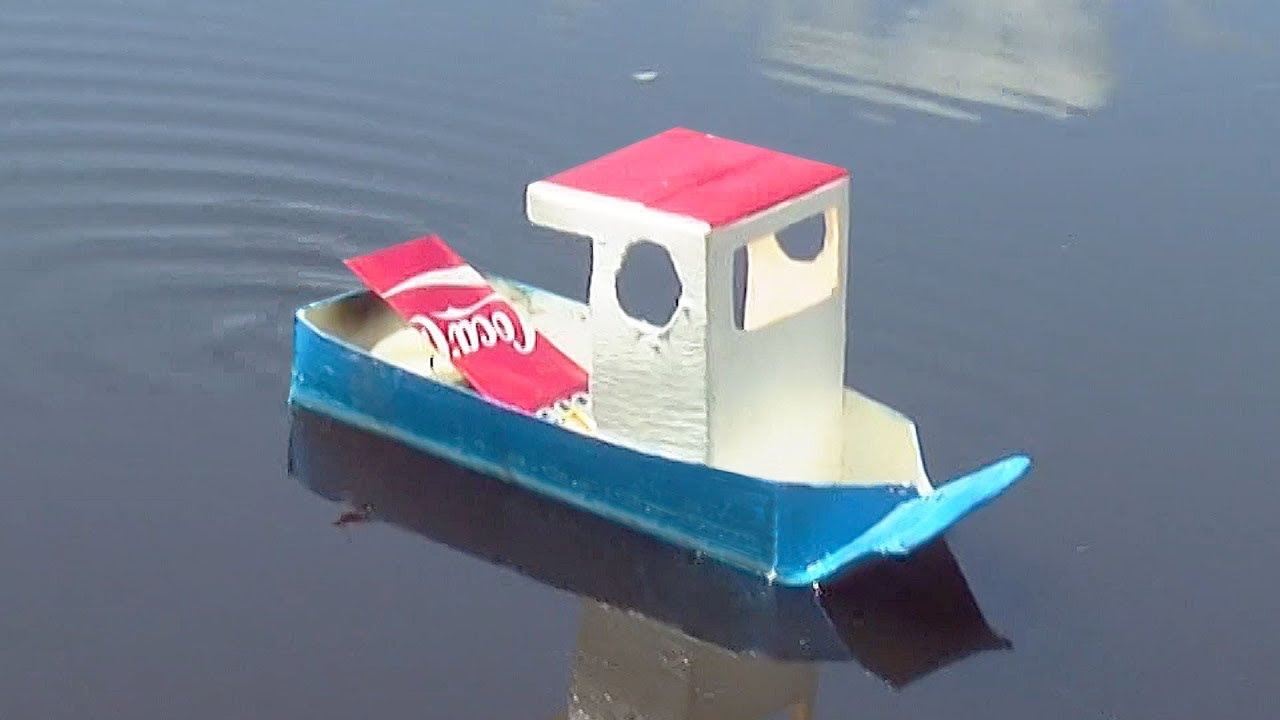 How to Make a Simple Pop Pop Boat - YouTube