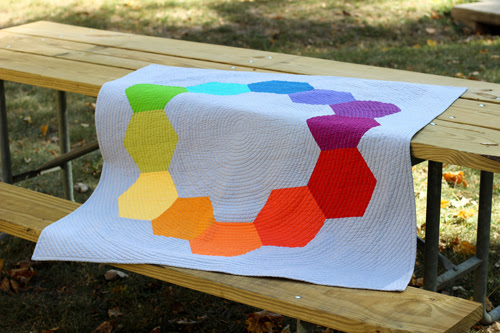Color Hex Quilt by Jeni Baker