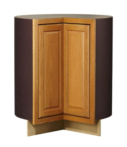 Value Choice 36" Huron Oak Easy-Reach Corner Base Cabinet at Menards®