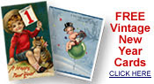New Years vintage cards