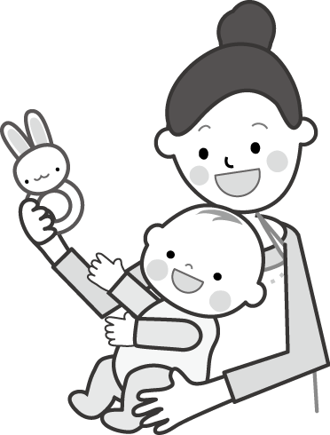 赤ちゃん 育児 無料イラスト フリー素材 2