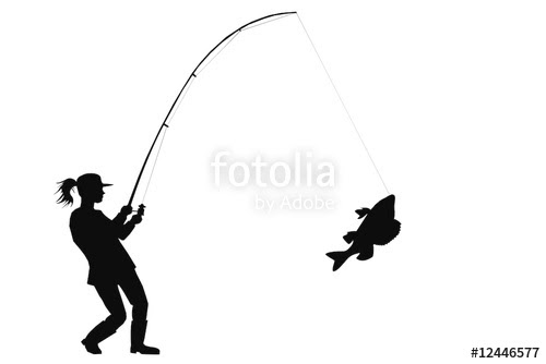 Download Girl Fishing Silhouette at GetDrawings | Free download