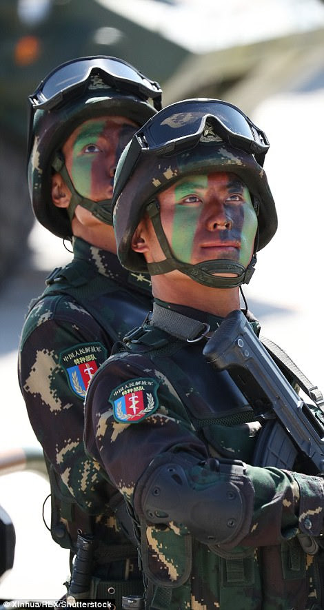 He said that the world was not peaceful, however he did not specify any hot spots