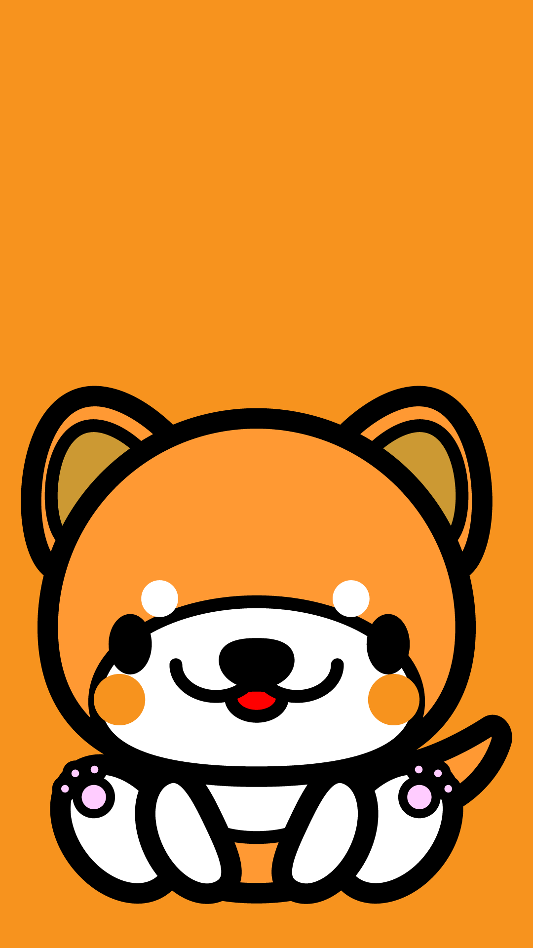 かわいい座り秋田犬壁紙 Iphone の無料イラスト 商用フリー オイデ43