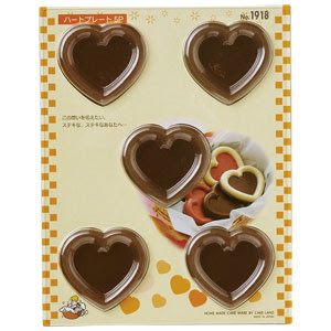 1918 チョコモールド ハートプレート 株式会社 タイガークラウン