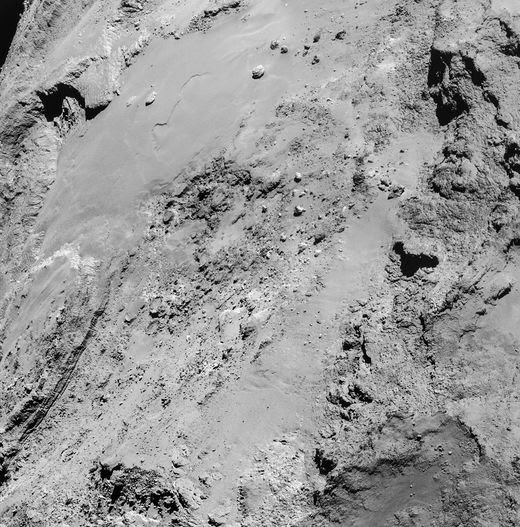 comet 67P surface