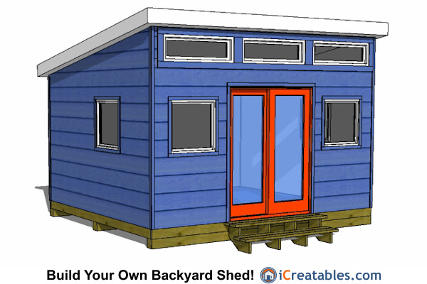 12x14 Shed Plans - Professional Shed Designs - Easy Instructions