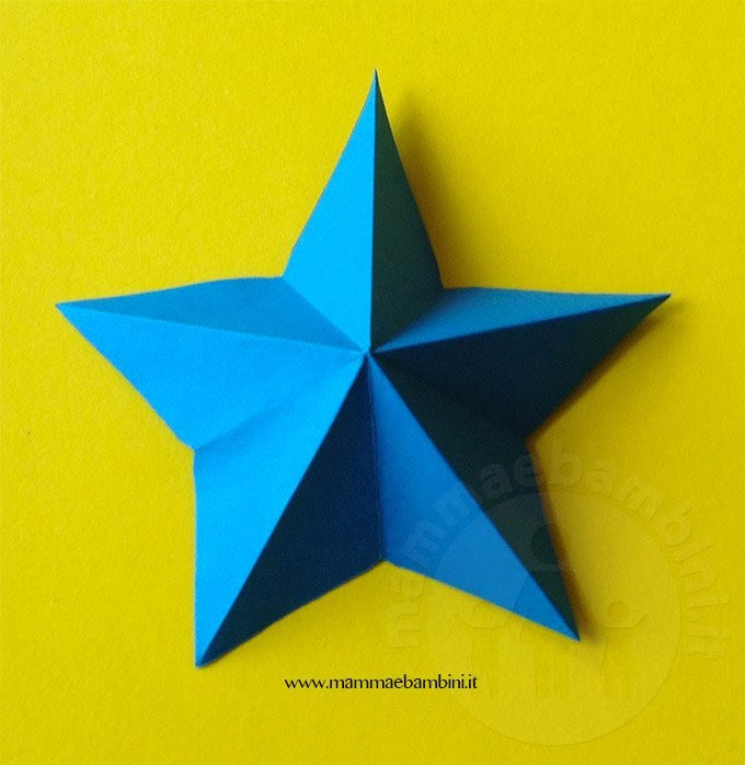 Realizzare stella di carta a 5 punte – Mamma e Bambini