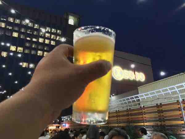 毎日がイベントdayなビアガーデン 神戸三宮 神戸そごうスカイビアガーデン 立ち呑みダイエットの日々