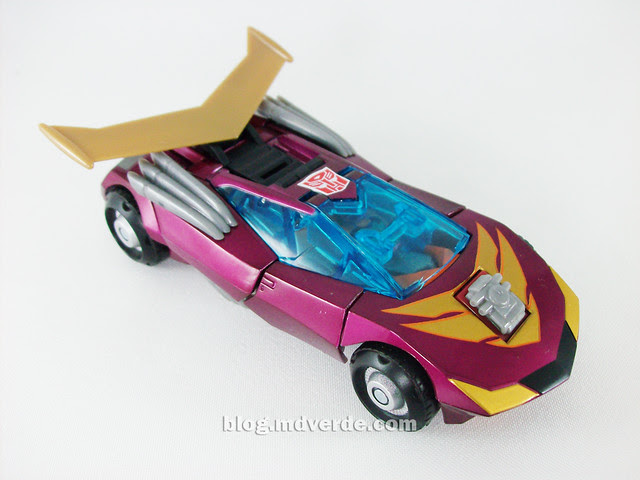 Transformers Rodimus Animated Deluxe Takara - modo vehículo