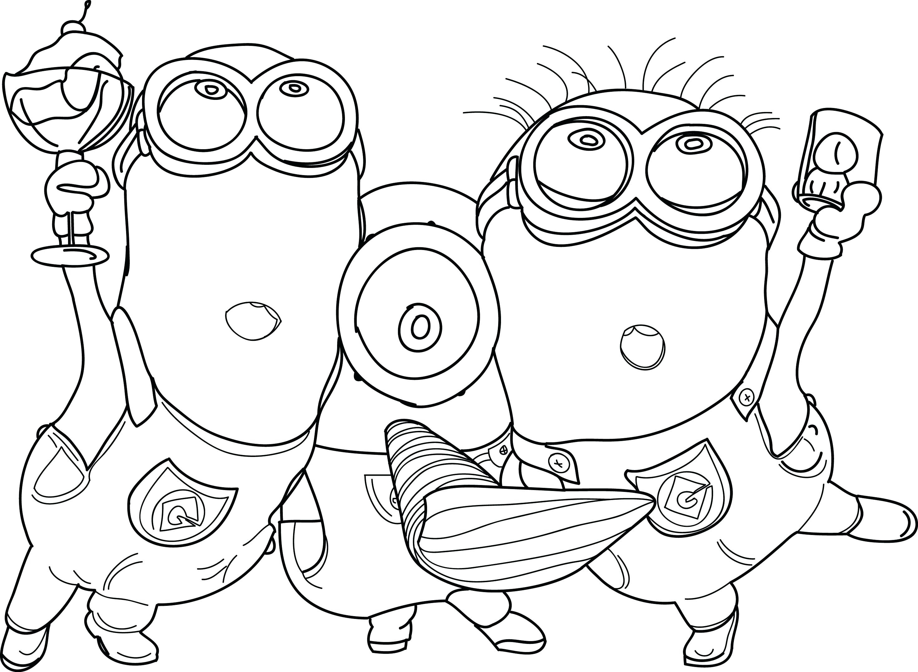 Download Minions Coloring Pages Pdf at GetColorings.com | Free printable colorings pages to print and color