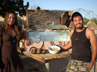 solar baking at kibbutz lotan