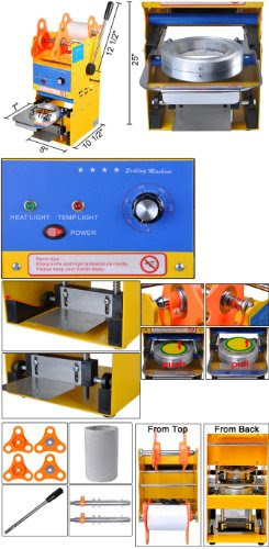 Manual Bubble Tea Boba Cup Sealer Sealing Machine On Sale
