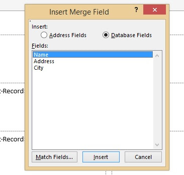 How to create labels from a list in Excel