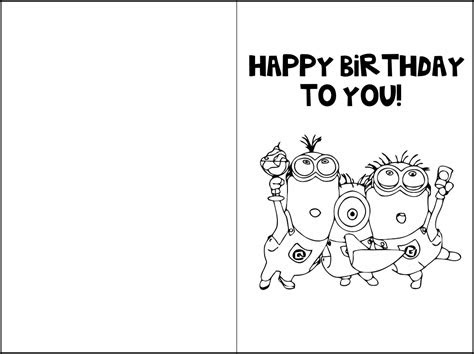 Browse 100s of card templates, personalize in minutes, then print at home or send online. birthday cards to color 10 free pdf printables printablee