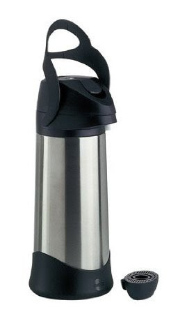 Emsa Pumpkanne Presto 3,0L Edelstahl/Schwarz